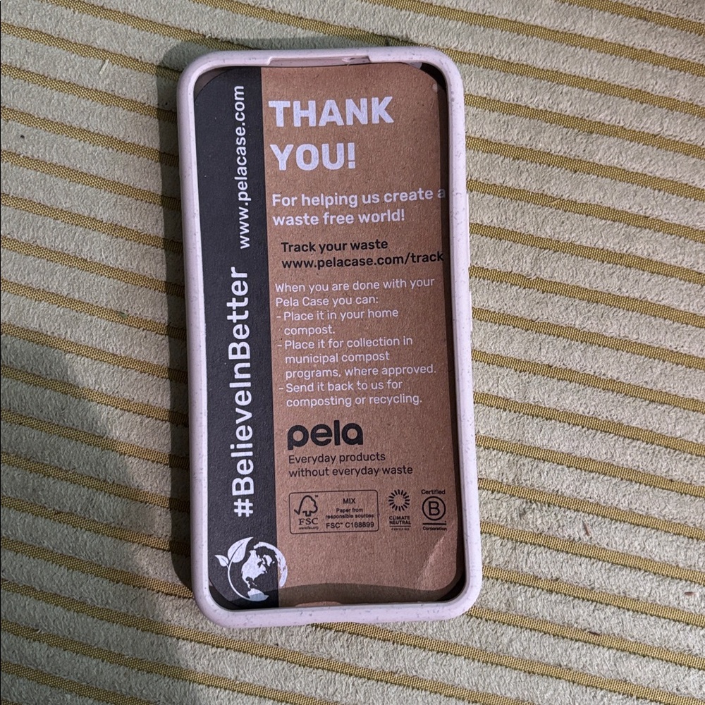 PELA Non-toxic Plant-based Floral Red Phone Case Galaxy S22 - Picture 3 of 3